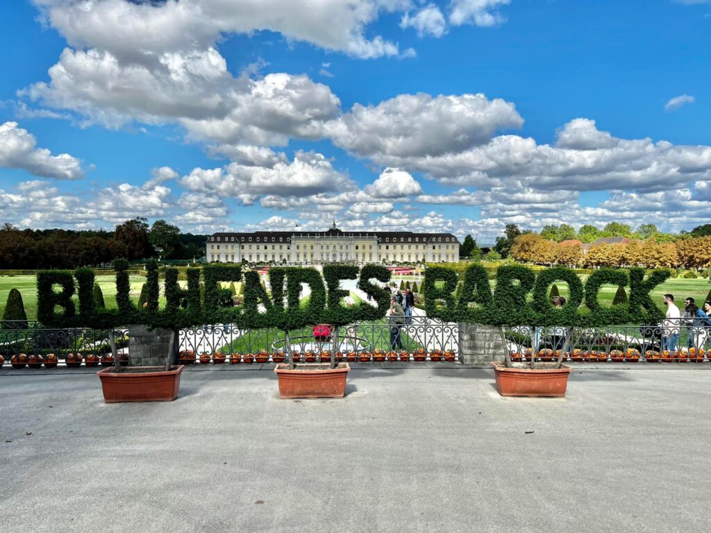 Visiting the Ludwigsburg Pumpkin Festival, the palace