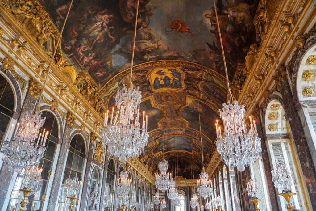 Hall of Mirrors at the Palace of Versailles